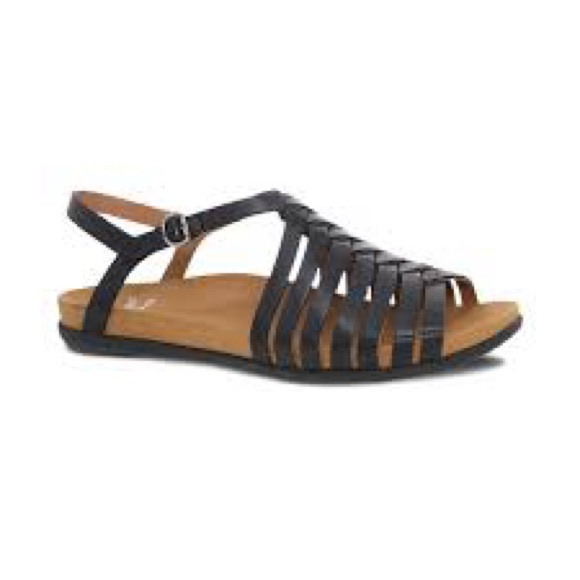 Dansko Jennifer Sandal in Black - Picture 2 of 7